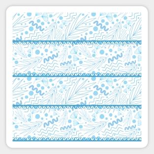 Santorini Greece pattern #8 Sticker